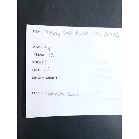 Mossy Oak Hunting Pants Men's Size 2XL (44-46) Camouflage - Picture 9 of 10